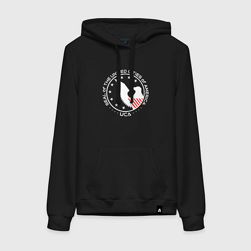 Женская толстовка-худи UCA / Черный – фото 1