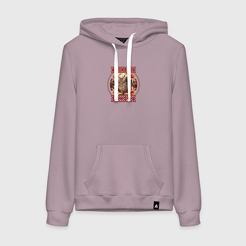 Женская толстовка-худи Рысь-Гомель / Сиреневый – фото 1