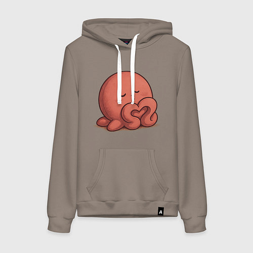 Женская толстовка-худи Такопи / Утренний латте – фото 1