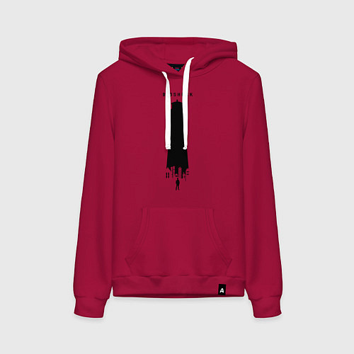 Женская толстовка-худи Биошок маяк / Маджента – фото 1