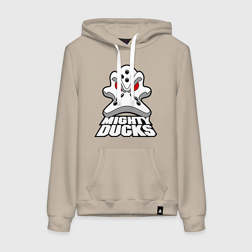 Женская толстовка-худи HC Anaheim Ducks / Миндальный – фото 1