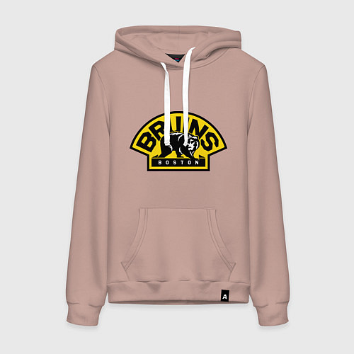 Женская толстовка-худи HC Boston Bruins Label / Пыльно-розовый – фото 1
