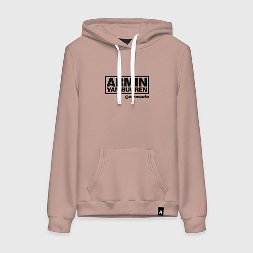Женская толстовка-худи Armin van Buuren / Пыльно-розовый – фото 1