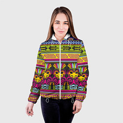 Куртка с капюшоном женская Мексика, цвет: 3D-белый — фото 2