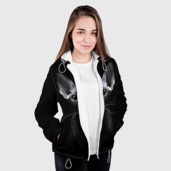Куртка с капюшоном женская Сфинкс 2, цвет: 3D-белый — фото 2
