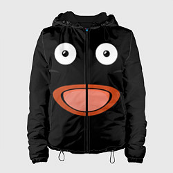 Куртка с капюшоном женская Mr Popo Face, цвет: 3D-черный