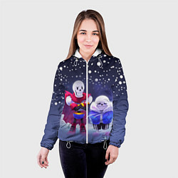 Куртка с капюшоном женская Sans & Papyrus, цвет: 3D-белый — фото 2