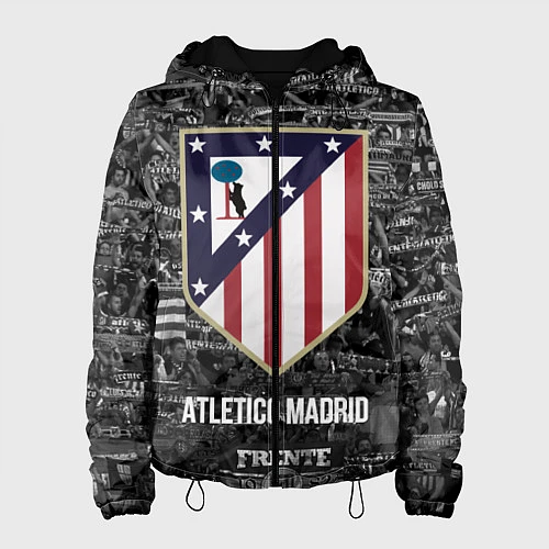 Женская куртка Атлетико Мадрид / 3D-Черный – фото 1