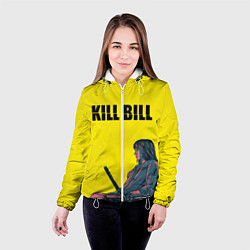 Куртка с капюшоном женская Kill Bill, цвет: 3D-белый — фото 2
