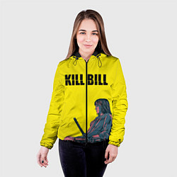 Куртка с капюшоном женская Kill Bill, цвет: 3D-черный — фото 2