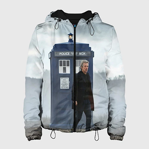 Женская куртка Доктор кто / 3D-Черный – фото 1