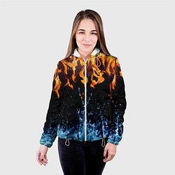 Куртка с капюшоном женская Две стихии, цвет: 3D-белый — фото 2