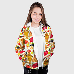 Куртка с капюшоном женская Народная кухня, цвет: 3D-белый — фото 2