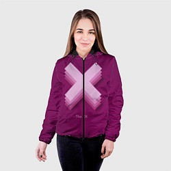 Куртка с капюшоном женская The XX: Purple, цвет: 3D-черный — фото 2