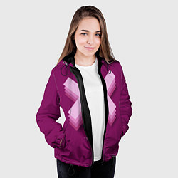 Куртка с капюшоном женская The XX: Purple, цвет: 3D-черный — фото 2