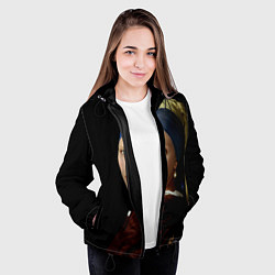 Куртка с капюшоном женская Scarlett Johansson, цвет: 3D-черный — фото 2