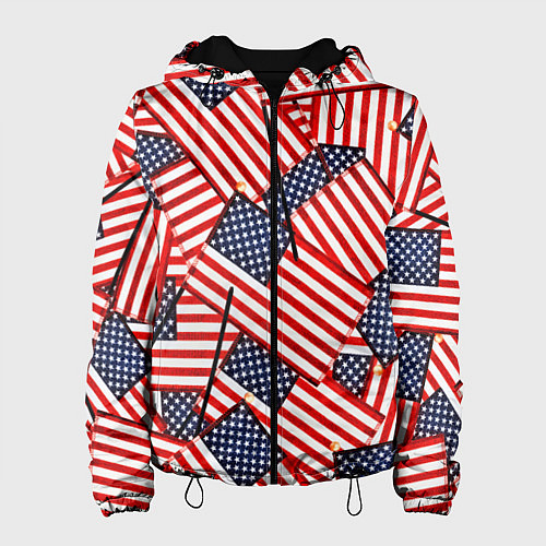 Женская куртка Америка / 3D-Черный – фото 1