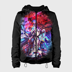 Куртка с капюшоном женская No Game No Life Zero, цвет: 3D-черный