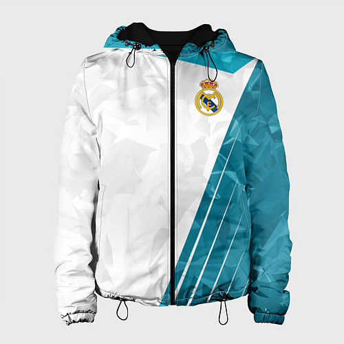 Женская куртка FC Real Madrid: Abstract / 3D-Черный – фото 1