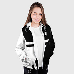 Куртка с капюшоном женская FC Juventus: Star, цвет: 3D-белый — фото 2