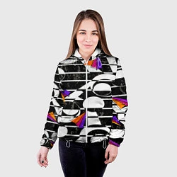 Куртка с капюшоном женская Pop ART collection, цвет: 3D-белый — фото 2