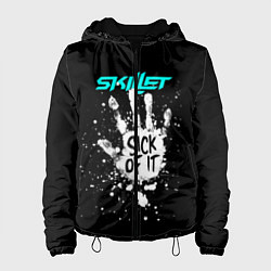 Куртка с капюшоном женская Skillet: Sick of it, цвет: 3D-черный