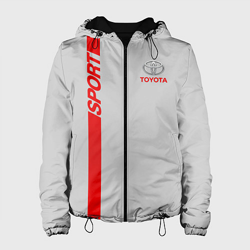 Женская куртка Toyota: Silver Sport / 3D-Черный – фото 1