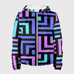 Куртка с капюшоном женская Blue Maze, цвет: 3D-белый