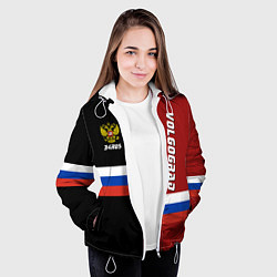 Куртка с капюшоном женская Volgograd, Russia, цвет: 3D-белый — фото 2