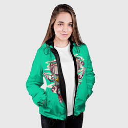 Куртка с капюшоном женская BMO Meditation, цвет: 3D-черный — фото 2