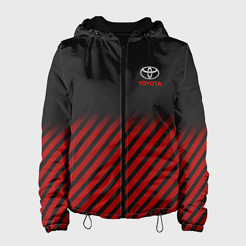 Женская куртка Toyota: Red Lines / 3D-Черный – фото 1