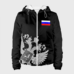 Куртка с капюшоном женская Russia: Black Collection, цвет: 3D-белый