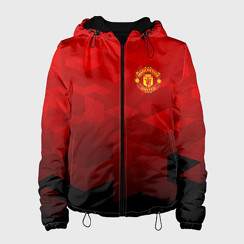 Женская куртка FC Man UTD: Red Poly / 3D-Черный – фото 1