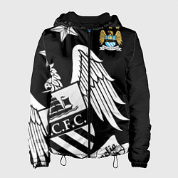 Куртка с капюшоном женская FC Manchester City: Exclusive, цвет: 3D-черный