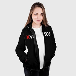 Куртка с капюшоном женская XVideos, цвет: 3D-черный — фото 2