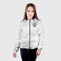 Куртка с капюшоном женская Russia 2022 The Winner!, цвет: 3D-черный — фото 2