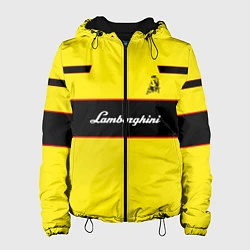 Куртка с капюшоном женская Lamborghini Style, цвет: 3D-черный
