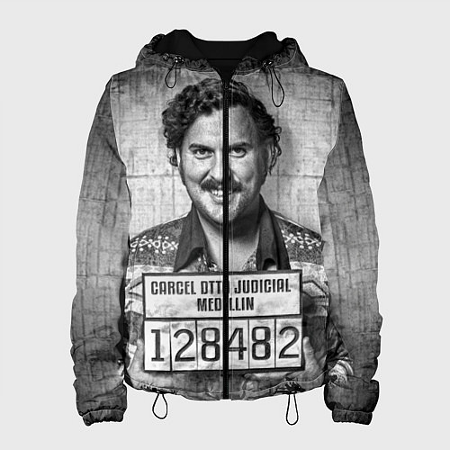 Женская куртка Пабло Эскобар / 3D-Черный – фото 1