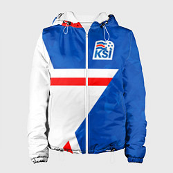 Куртка с капюшоном женская KSI ICELAND STAR, цвет: 3D-белый