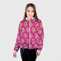 Куртка с капюшоном женская 6IX9INE Pattern, цвет: 3D-белый — фото 2