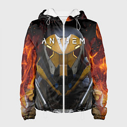 Куртка с капюшоном женская ANTHEM Soldier, цвет: 3D-белый