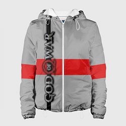 Куртка с капюшоном женская God of War: Grey Style, цвет: 3D-белый