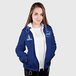 Куртка с капюшоном женская NASA: Special Form, цвет: 3D-белый — фото 2