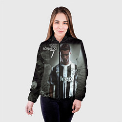 Куртка с капюшоном женская RONALDO 7, цвет: 3D-черный — фото 2