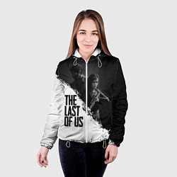 Куртка с капюшоном женская The Last of Us: White & Black, цвет: 3D-белый — фото 2
