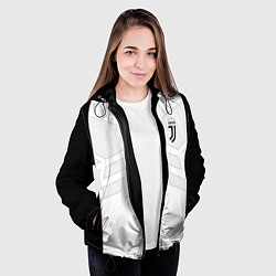Куртка с капюшоном женская JUVENTUS SPORT, цвет: 3D-черный — фото 2