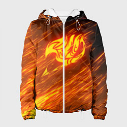 Куртка с капюшоном женская NATSU DRAGNEEL, цвет: 3D-белый
