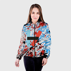 Куртка с капюшоном женская 21 Pilots: Colored, цвет: 3D-черный — фото 2