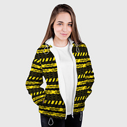 Куртка с капюшоном женская Twenty One Pilots: Jumpsuit, цвет: 3D-белый — фото 2