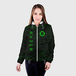 Куртка с капюшоном женская RAZER, цвет: 3D-белый — фото 2